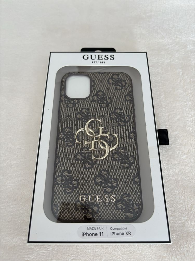 iPhone 11 stan idealny jak nowy biały + etui Guess, zestaw 7 etui