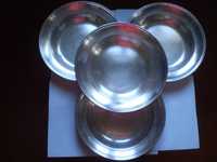 Серебряные тарелки посеребренные тарелки серебро 28 проба 1901 год