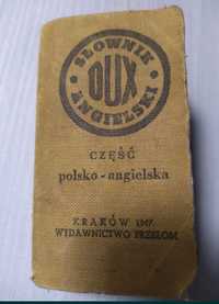 Słownik Dux- Liliput polsko - angielski miniatura