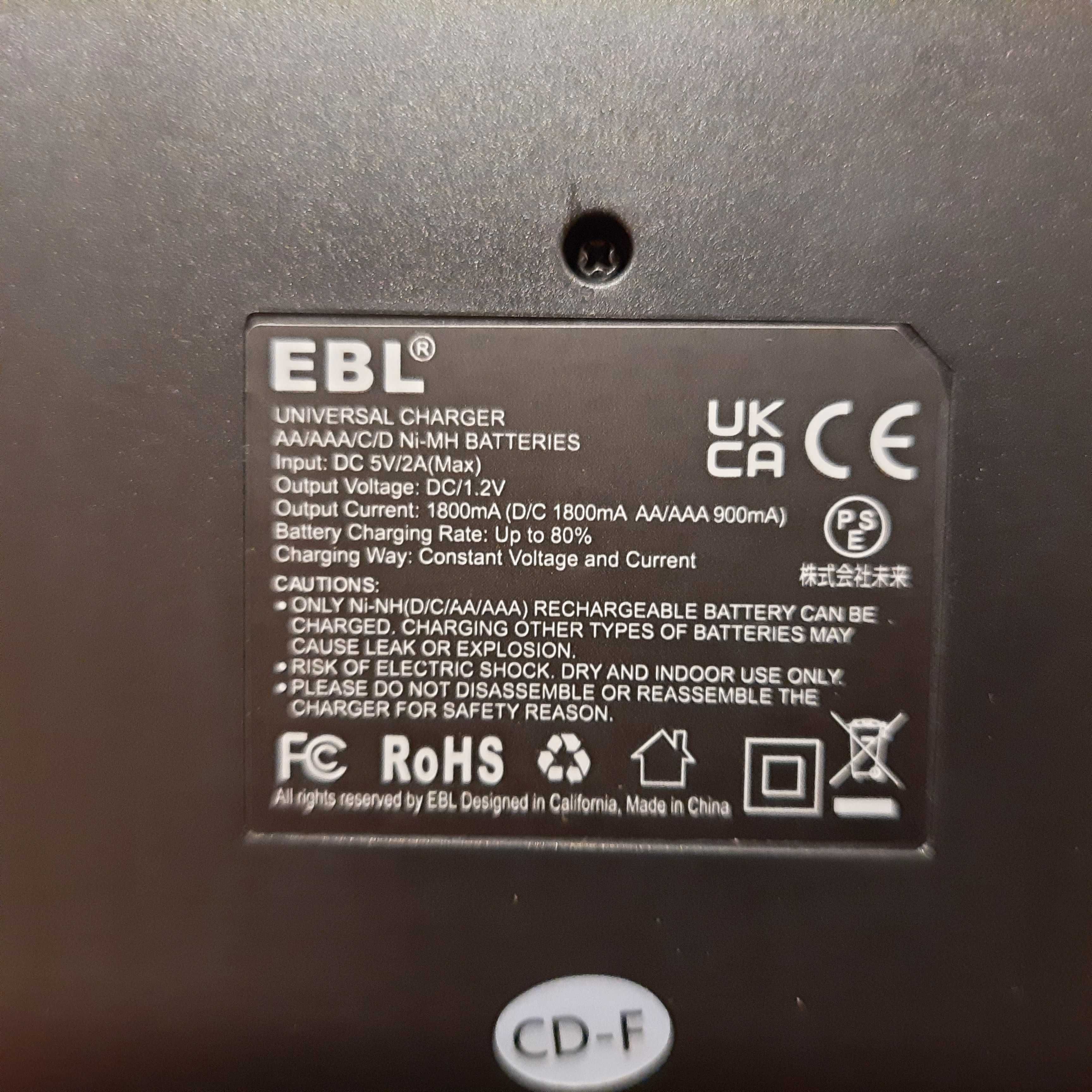 Ładowarka do baterii na USB EBL-C9008TC AA AAA na 8 baterii