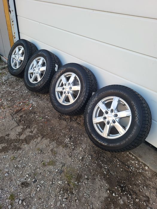 Alufelgi koła sprinter 6x130 235/65r16c alutec nokian zimowe z kolcami