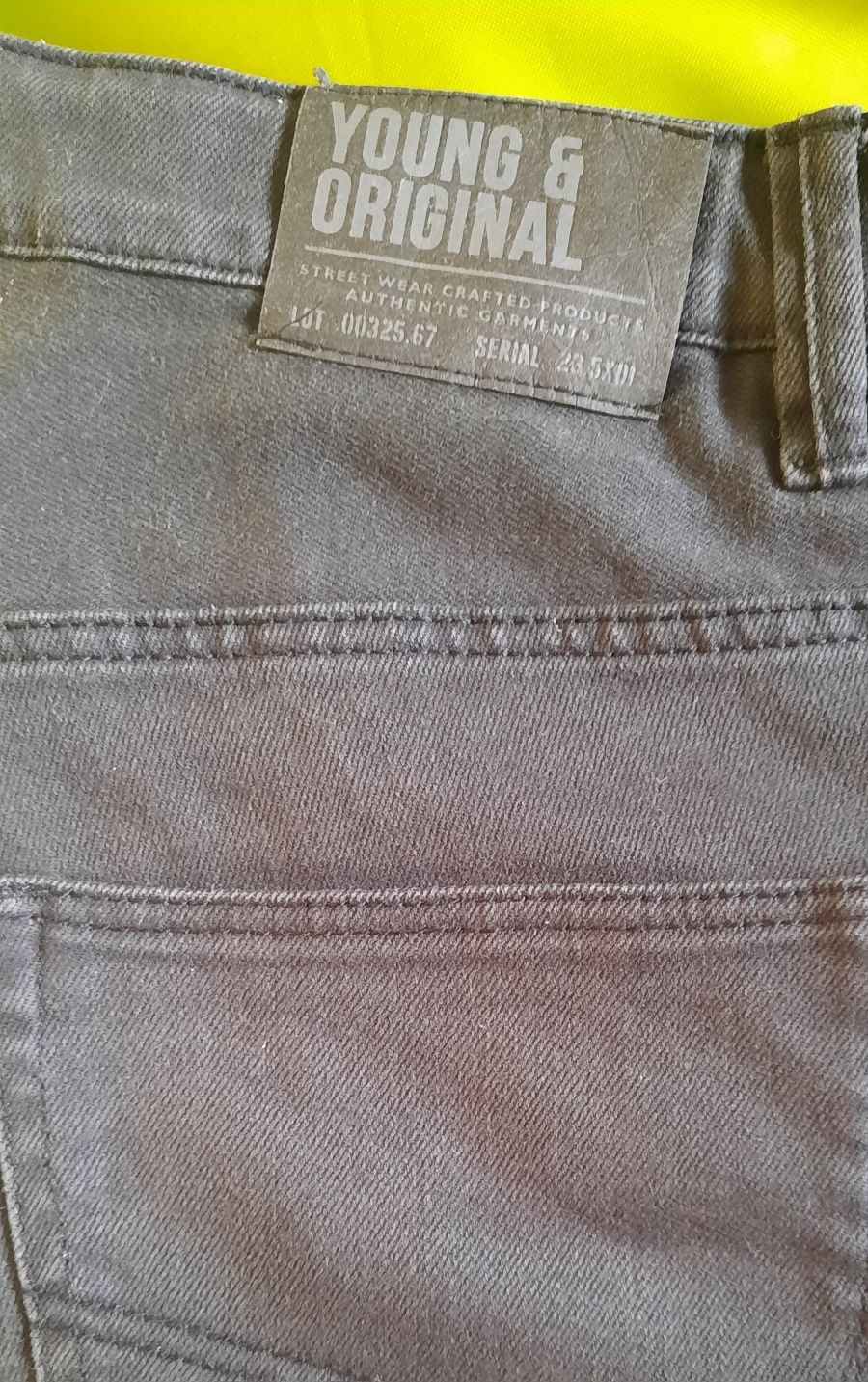 Spodnie jeansy dżinsy H&M czarne r. 170 cm 14 lat Stretch