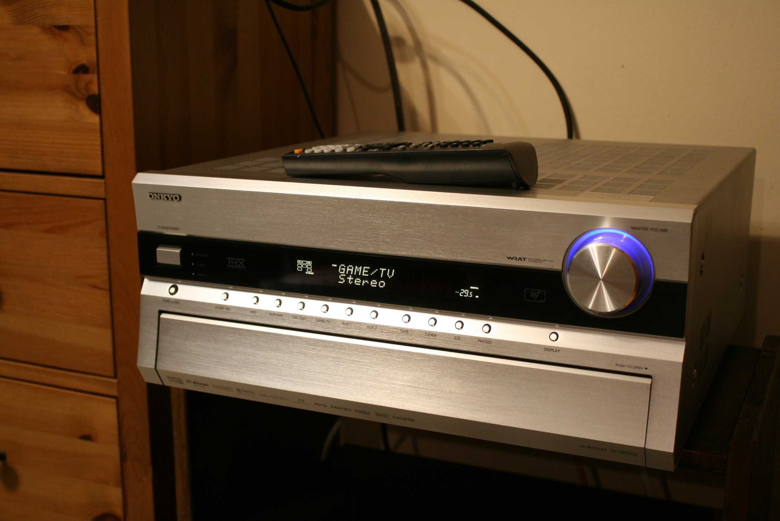 Audiofilski amplituner Onkyo TX NR 905 USB wzmacniacz 220 watt / kanał