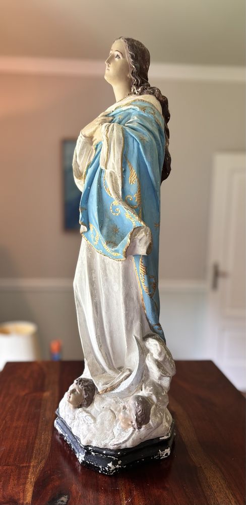 Nossa senhora de  Fatima em gesso