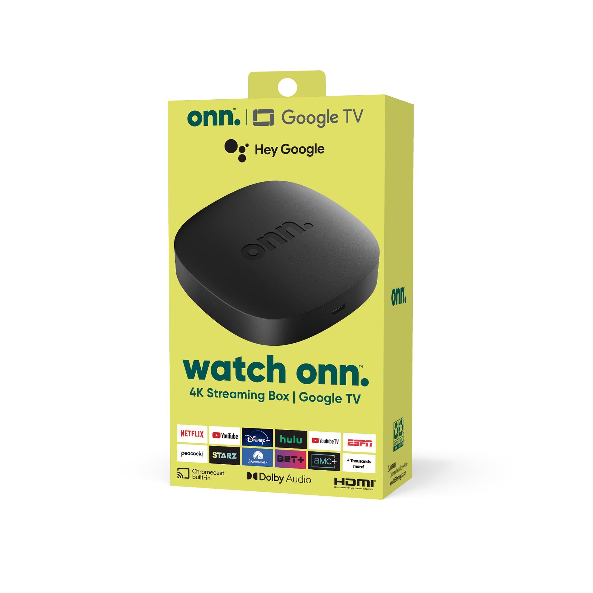 Медиаплеер Onn Google TV 4K 2023