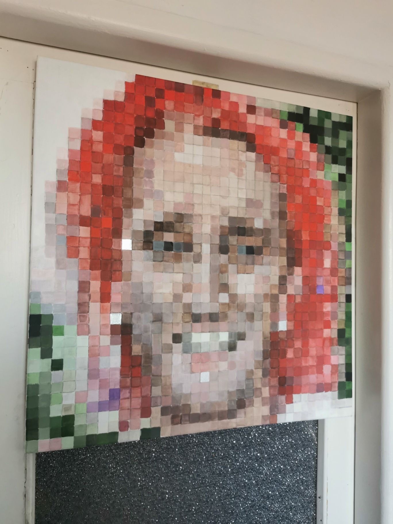 Michał Wiśniewski portret piksele mozaika 70x70 cm Ich Troje