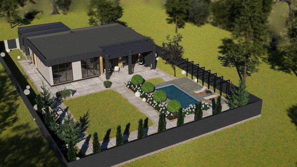 3D візуалізація будинку ВИГІДНО. Ескізний проєкт.Планування.Архітектор