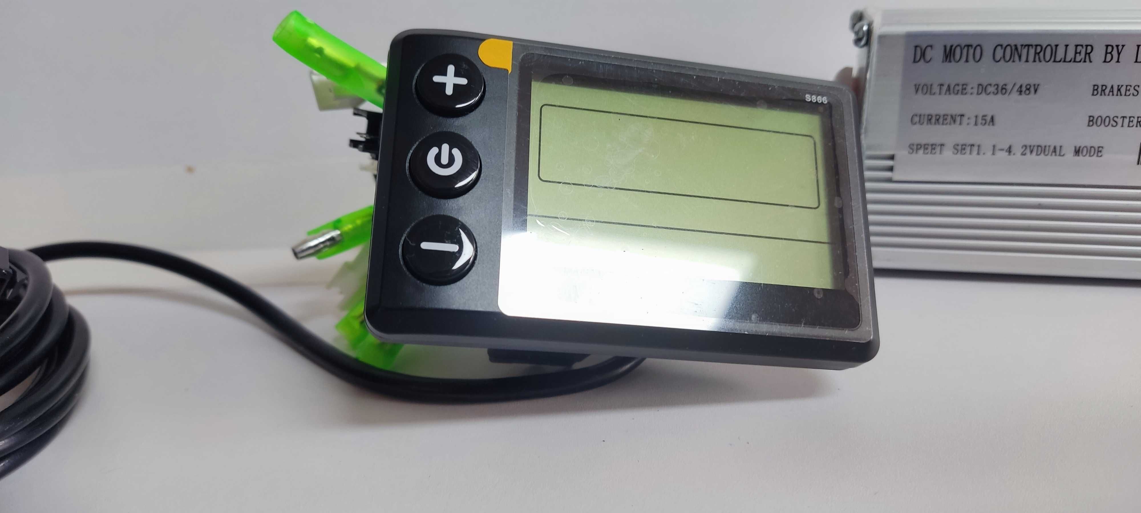Kontroler Fyearfly 36/48V 15A LCD do e-bike 250W 350W IP65