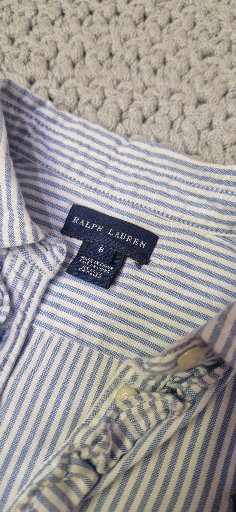 Nowa Ralph Lauren Zara Mayoral koszula r.116-128