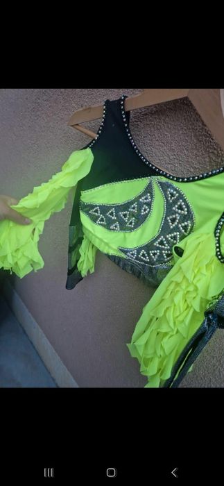 Strój do disco dance dla duetu dla dziewczynek