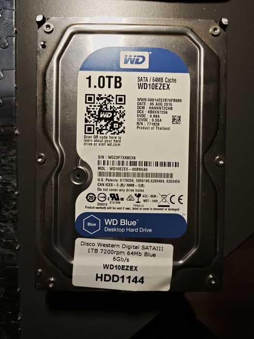 Disco rígido WD 1TB