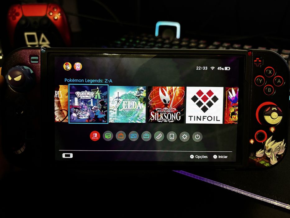 Nintendo Switch Oled Desbloqueada 256GB