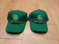 2 czapki John Deere