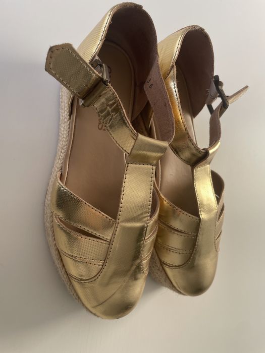 Sapato Cubanas Original dourado 36