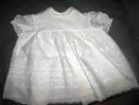 Vestido Bordado de Baptizado Vintage