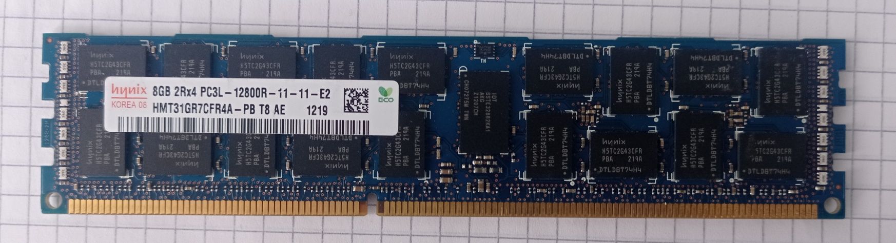 Серверна оперативна пам'ять Hynix 8GB DDR3 2Rx4 PC3L-12800R