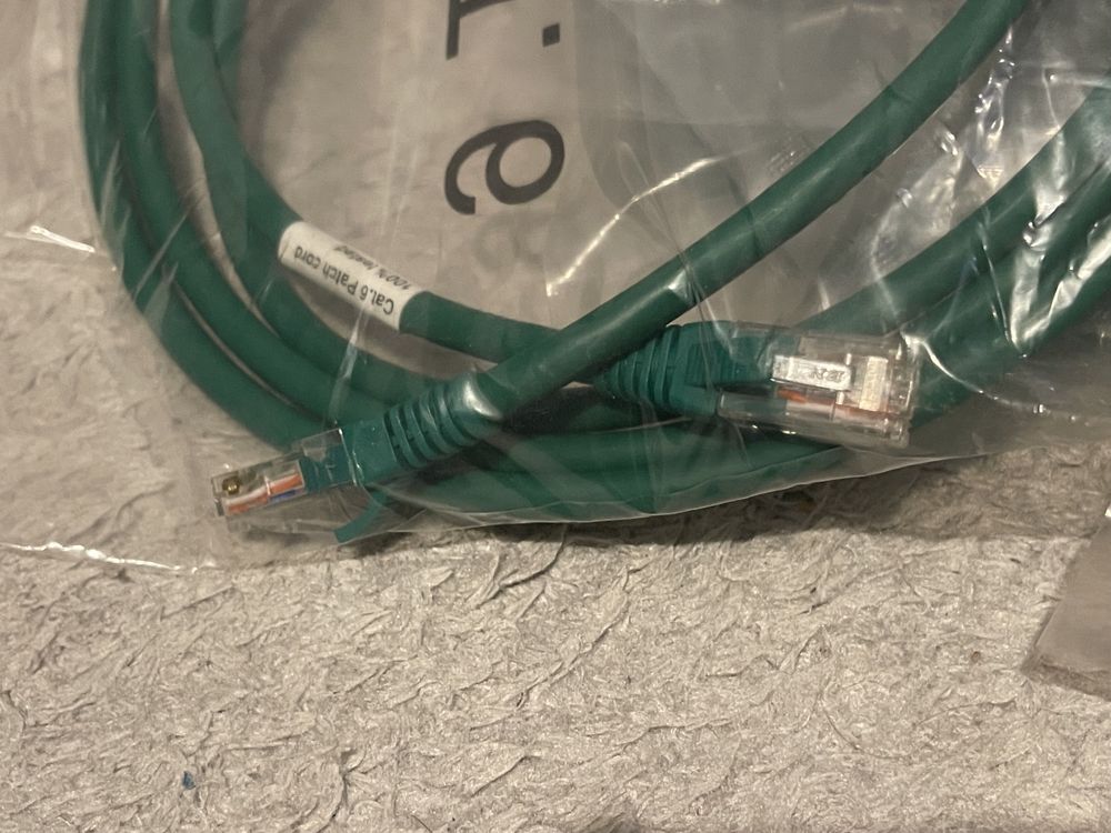 Kabel sieciowy LAN ethernet  CAT6 CAT 6 2M 15 sztuk