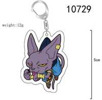 Porta-chaves keychain Acrilico Dragon ball Beerus