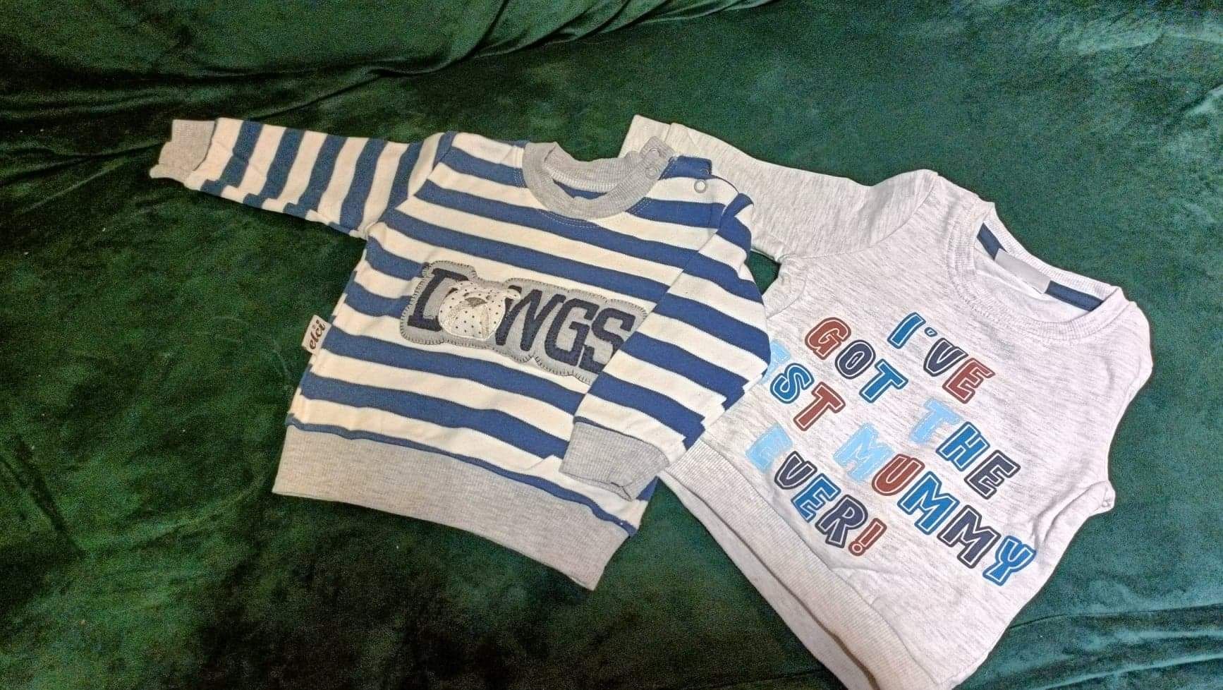 Bluza 2szt paski i z pointer 68 jesień
