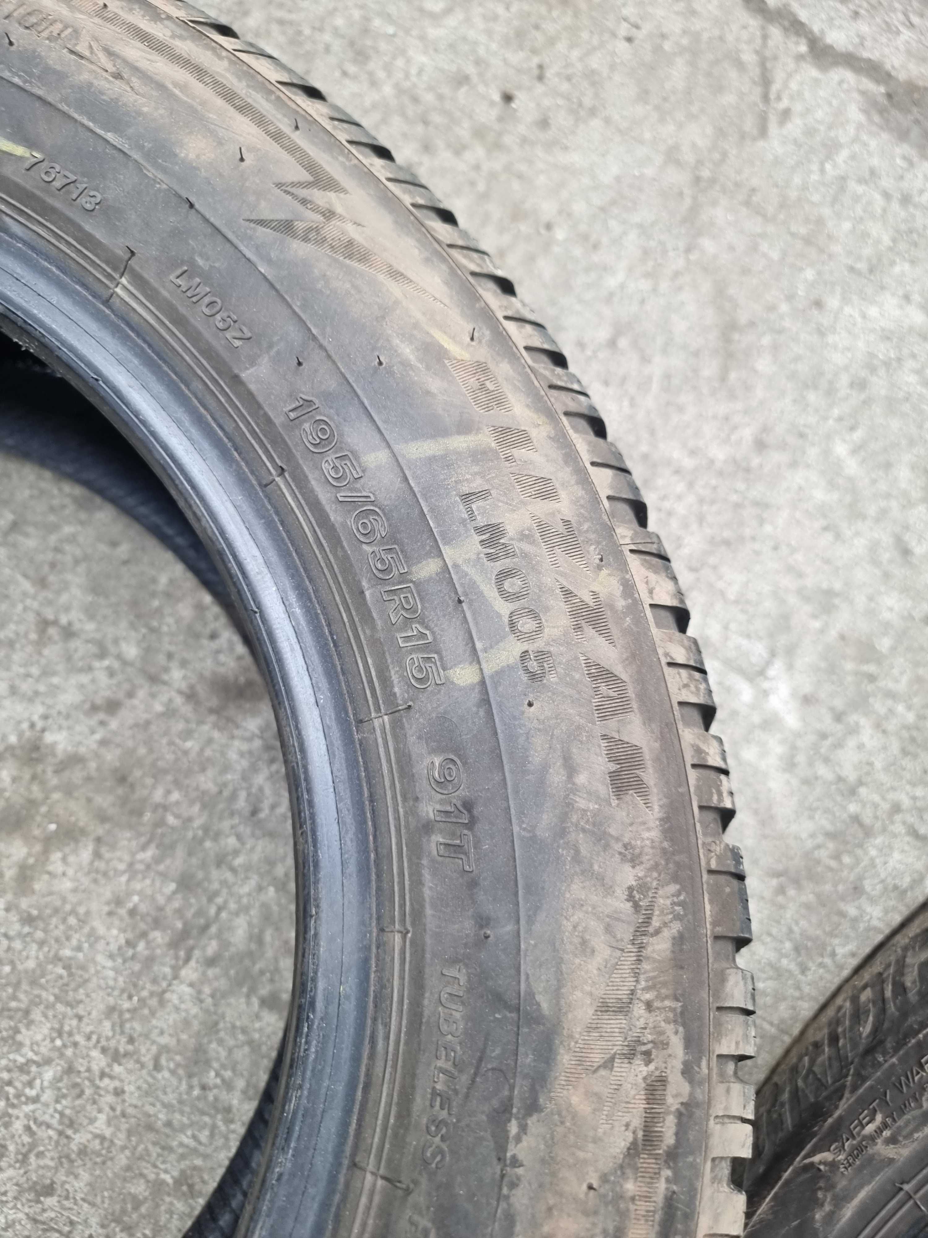 Opony 2 szt 195/65/15 2020 r Bridgestone Blizzak LM005 DOT 2920 7,0 mm