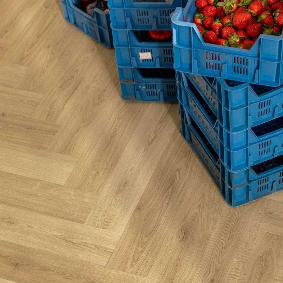 Panele winylowe LVT Quick Step Jodełka Botaniczny Beż HB AVHBU40362