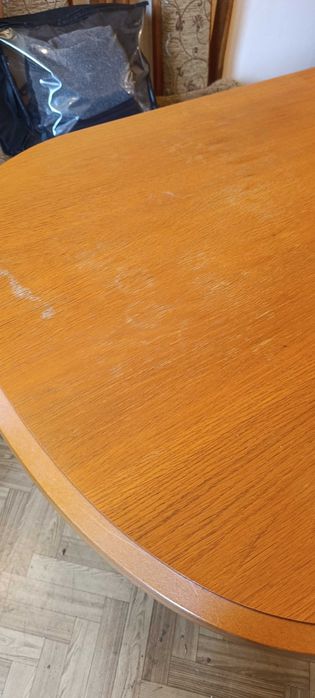 Stół rozkładany drewniane nogi i podstawa