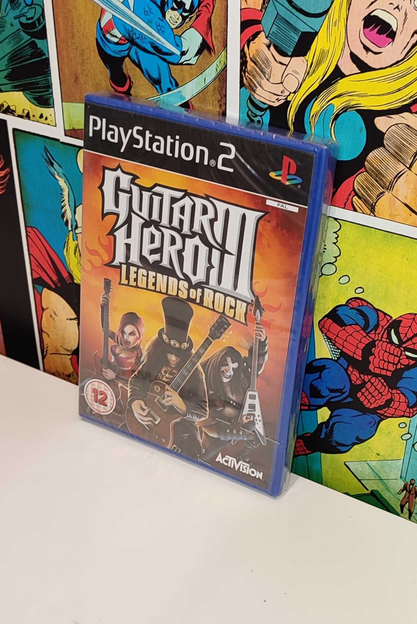 Gra Guitar Hero III: Legends of Rock Ps2 Nowa PlayStation 2 Szczecin