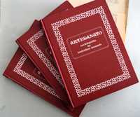 "ARTESANATO: enciclopédia de trabalhos manuais" em 3 volumes