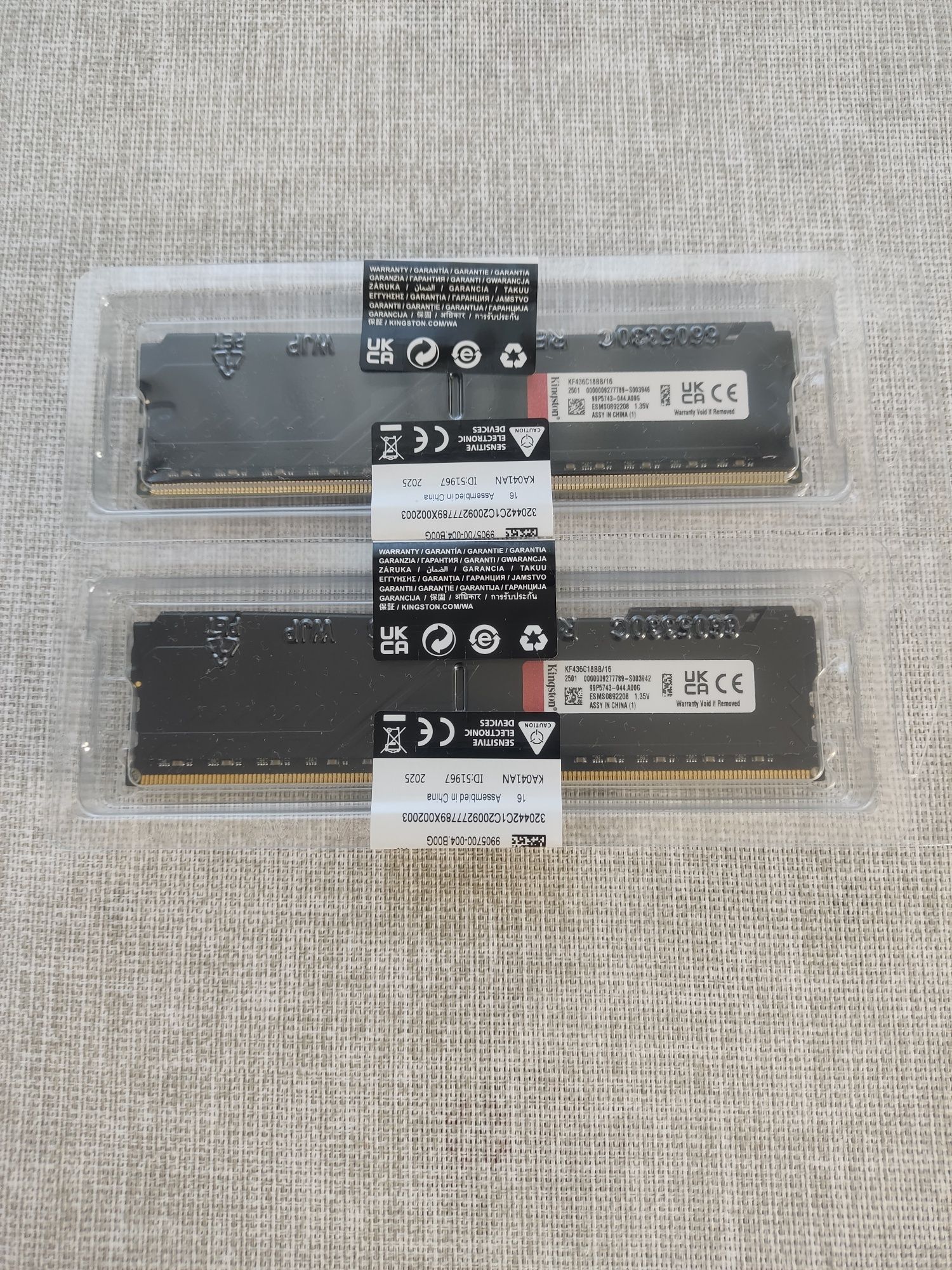 Kingston Fury Beast 32Gb (2х16) 3600mHz DDR4