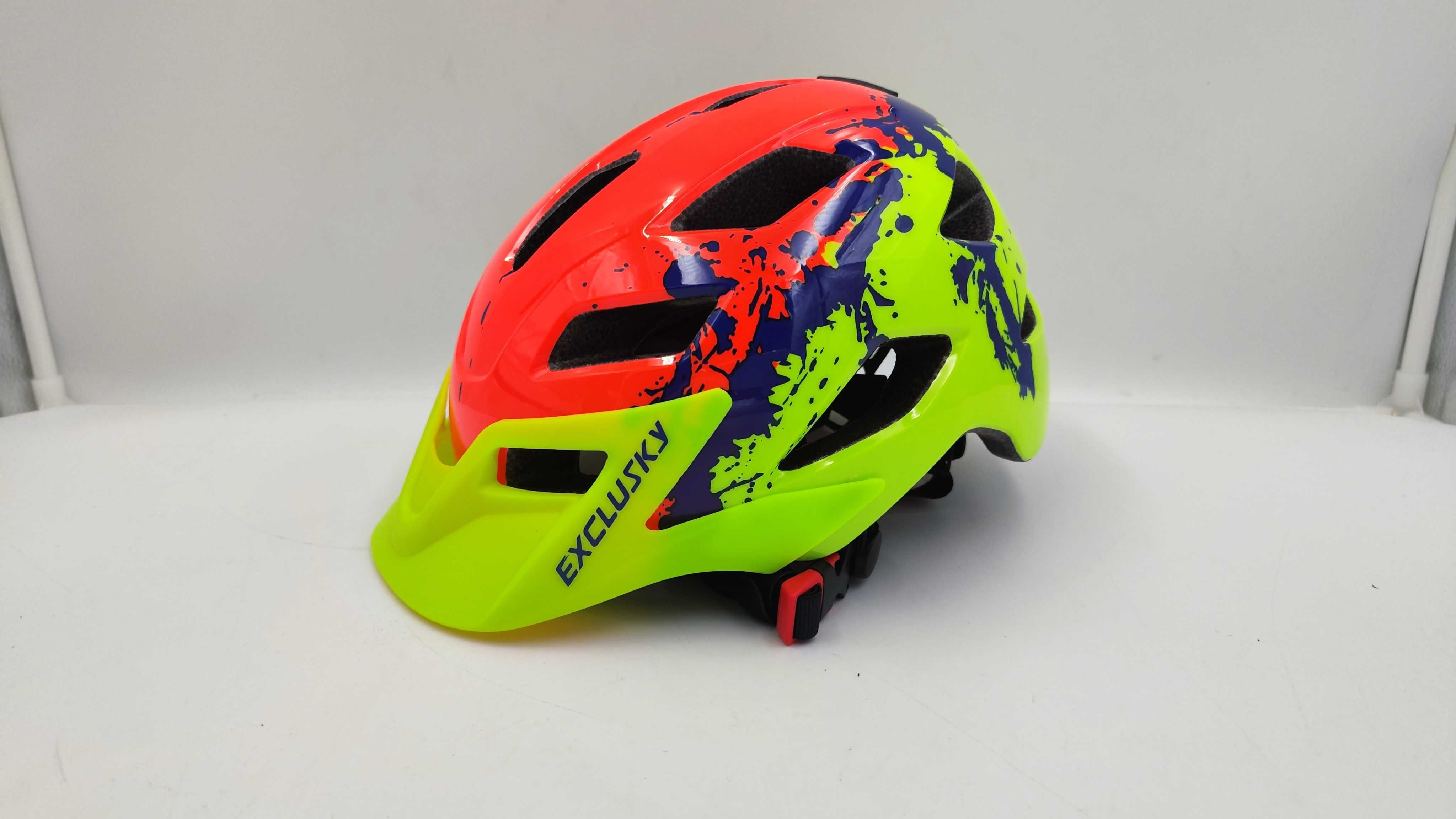 Kask rowerowy Exclusky  r. 50-57 cm (AG53)