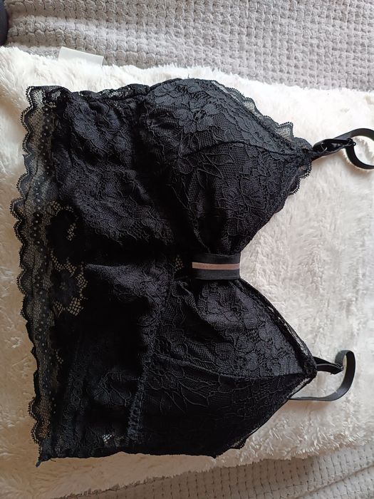 Stanik Biustonosz Top koronka M 75B