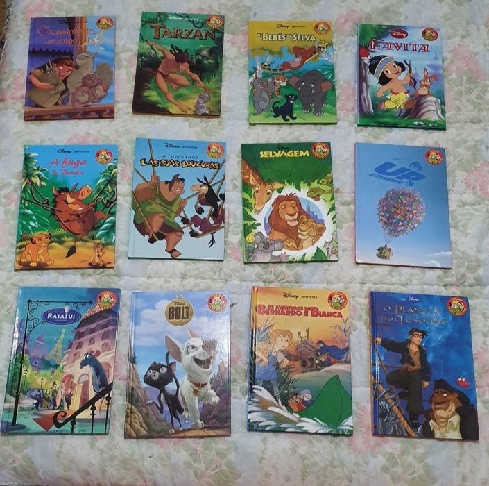 Livros desenhos animados da Disney