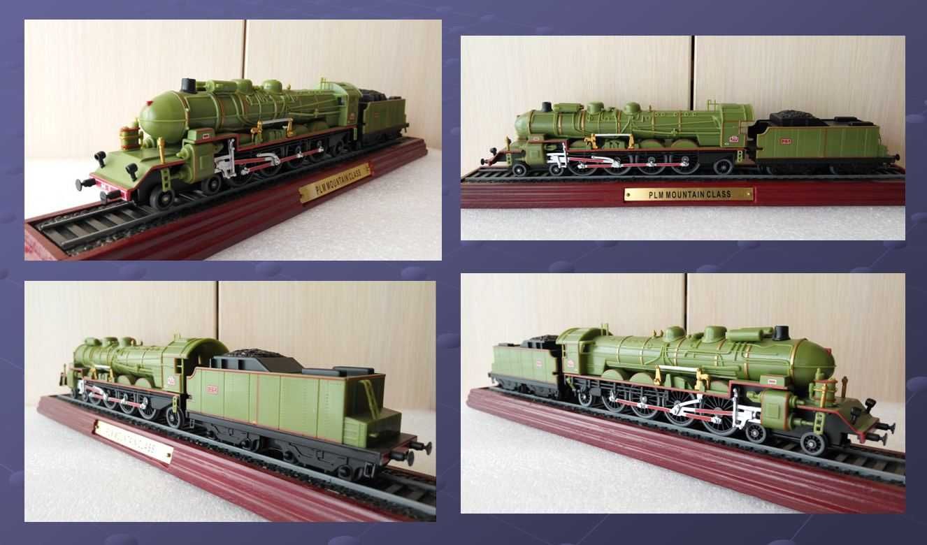 Модели паровозы локомотивы, масштаб 1:100, Atlas, новые!