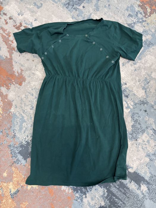 Zielona koszula do porodu i karmienia L/XL + gratis druga