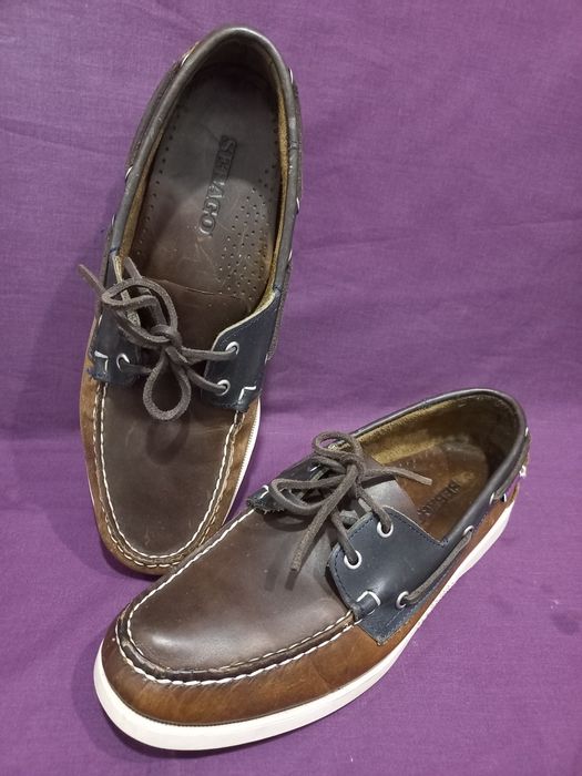 Кожаные туфли топсайдеры мокасины SEBAGO оригинал