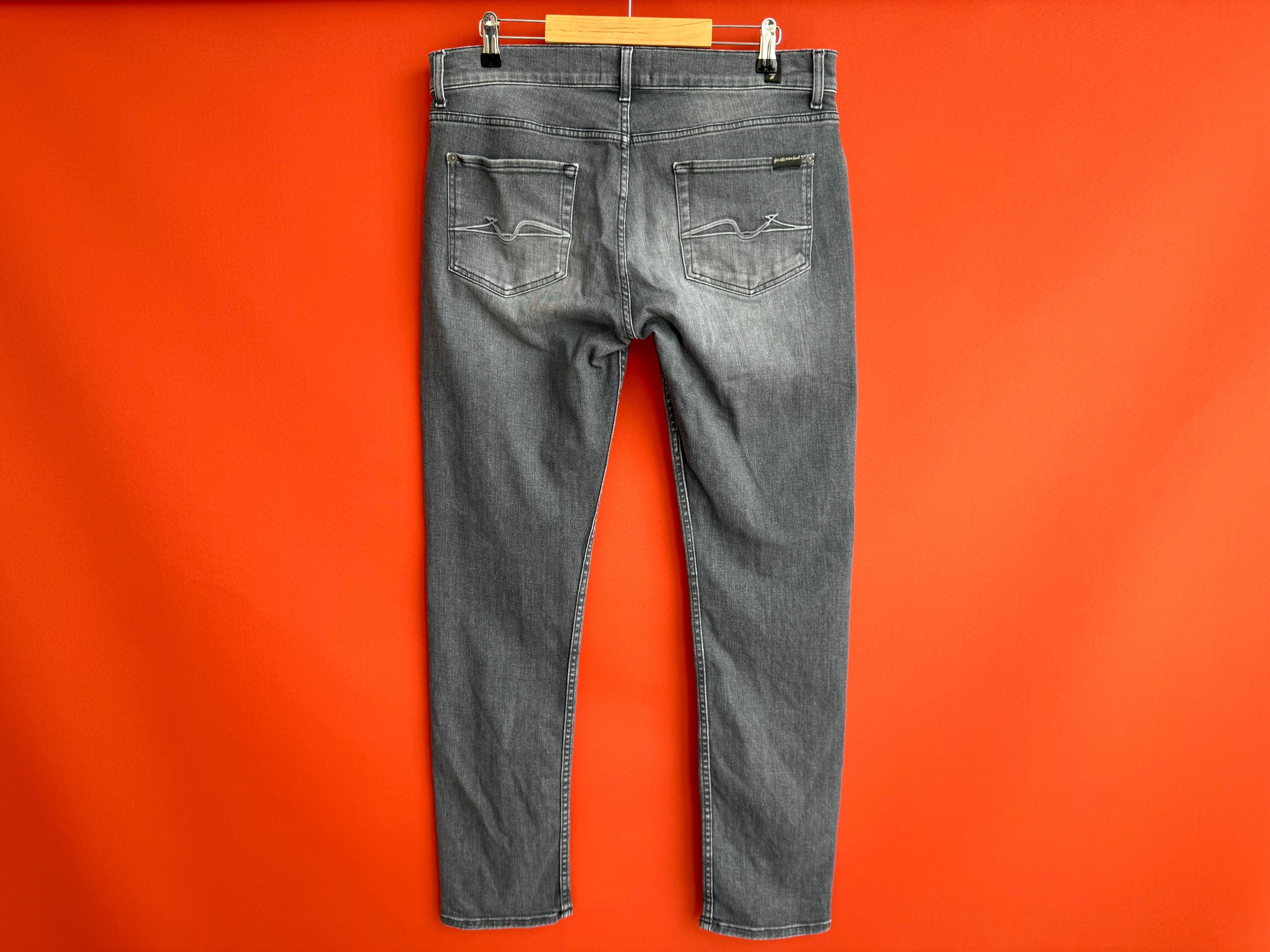 7 For All Mankind оригинал мужские джинсы штаны размер 34 Б У