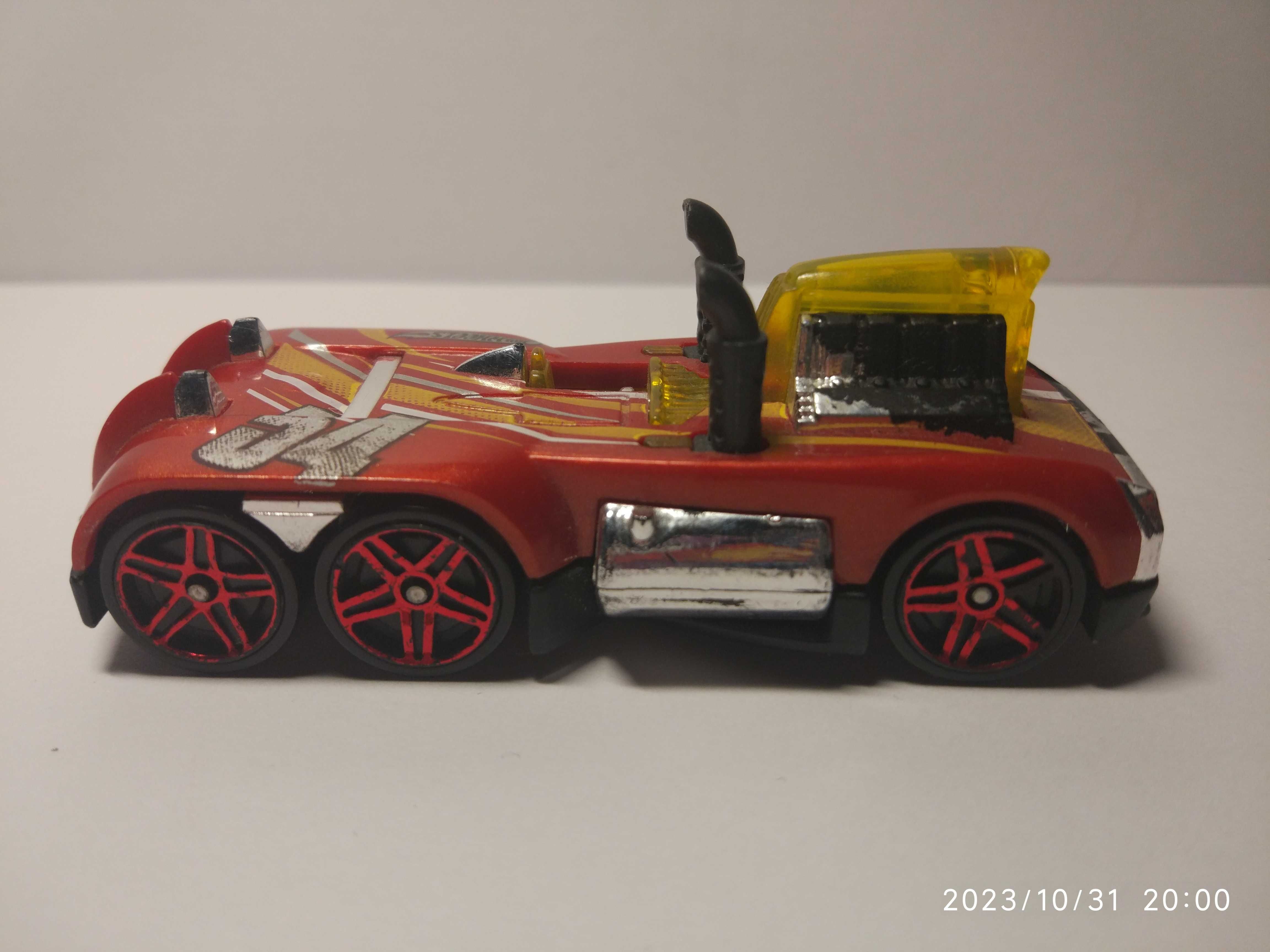 Samochodzik Hotwheels, Semi Psycho, Mattel, Malezja, używany