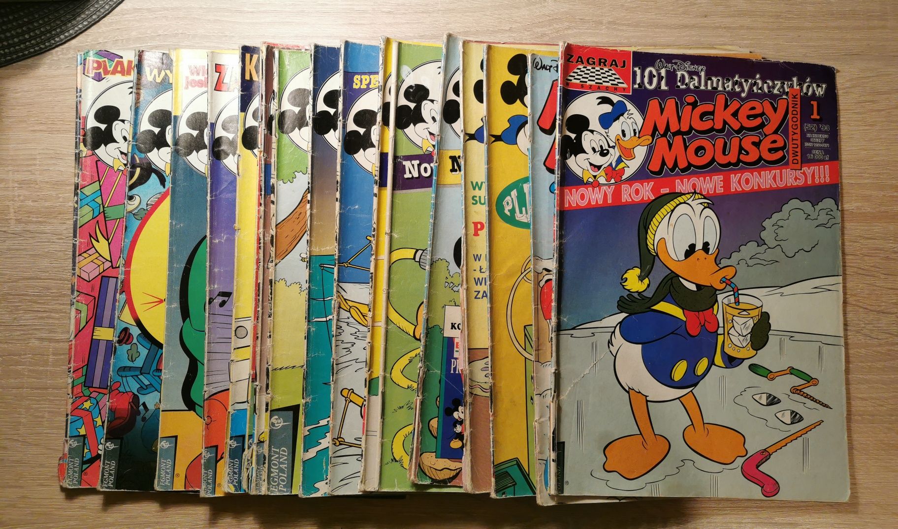 Komiksy Mickey Mouse rok 1993