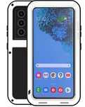 LOVE MEI Etui 360 pancerne metalowe do Samsung Galaxy S21 Ultra kurz