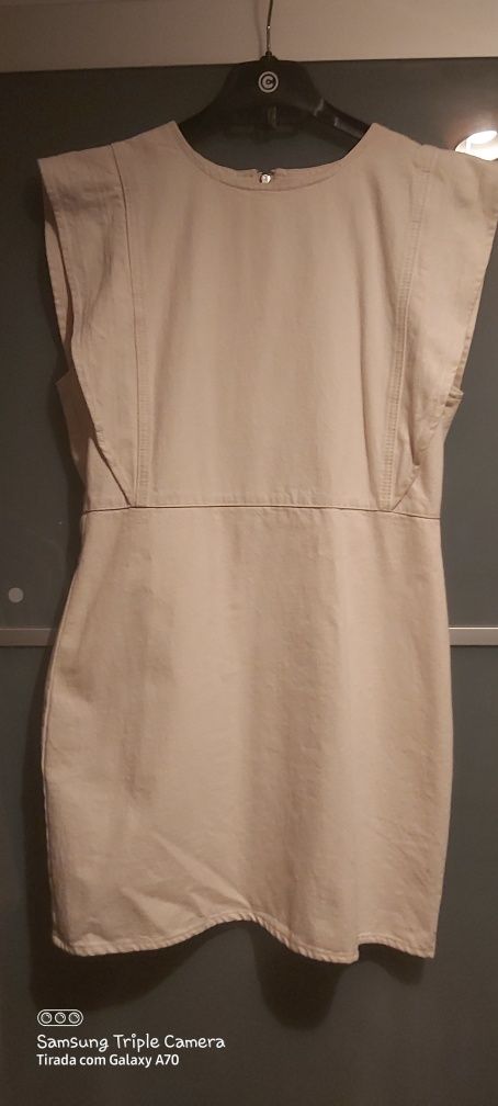 Vestido em ganga branco