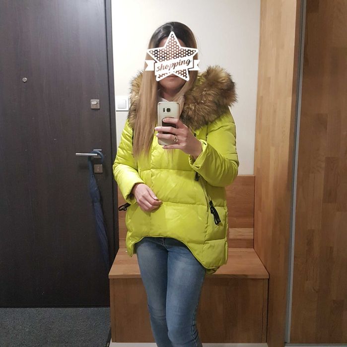 Neonowa kurtka MONACO Anna Lewandowska rozmiar M