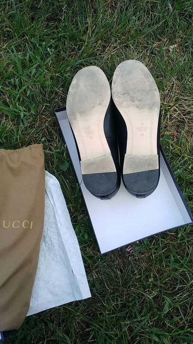 Gucci Betis Glamour Nero Jordaan Horsebit Mens Loafers