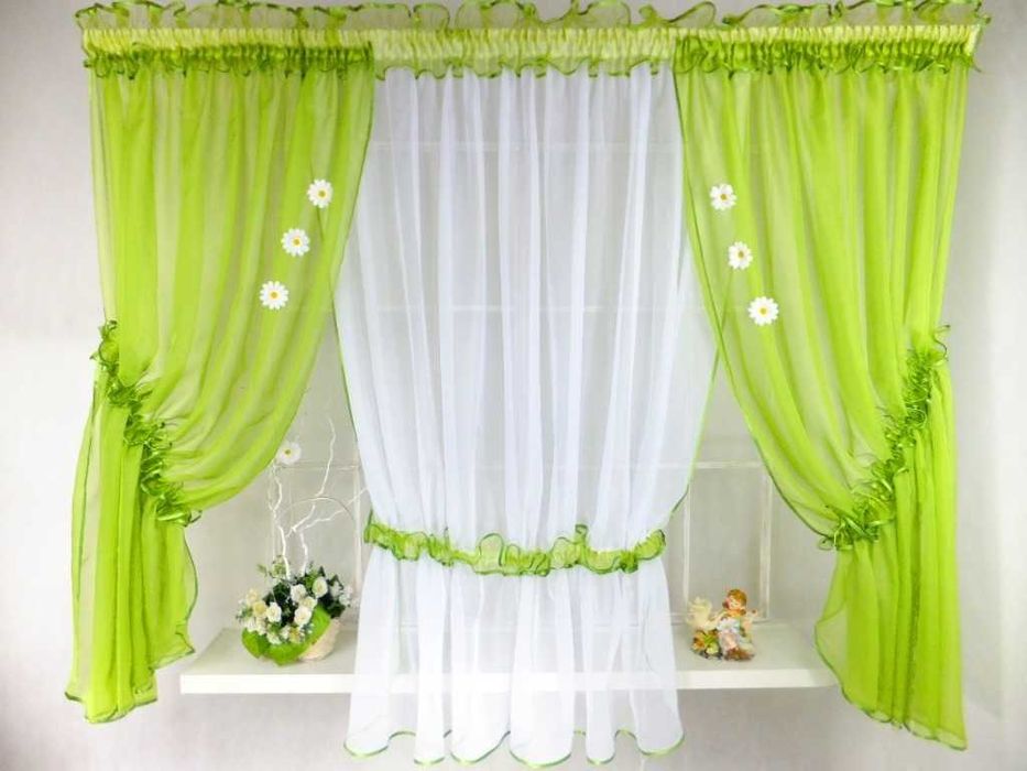 nr.1 Firany z likwidacji sklepu – nowe, stylowe, 440x150 super cena!