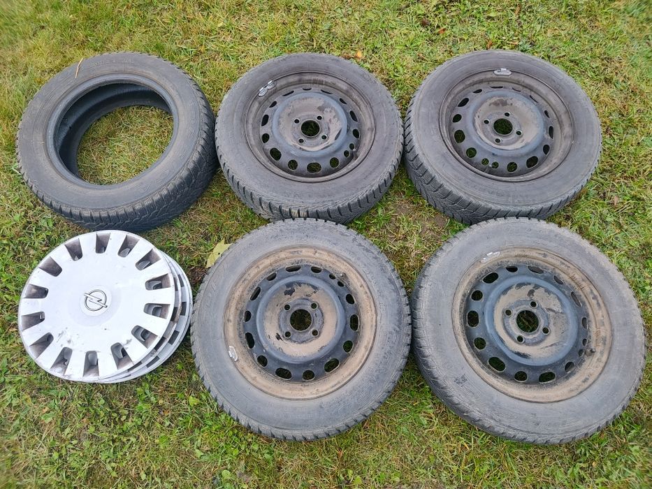 Koła opel z oponami zimowymi 175/65r14