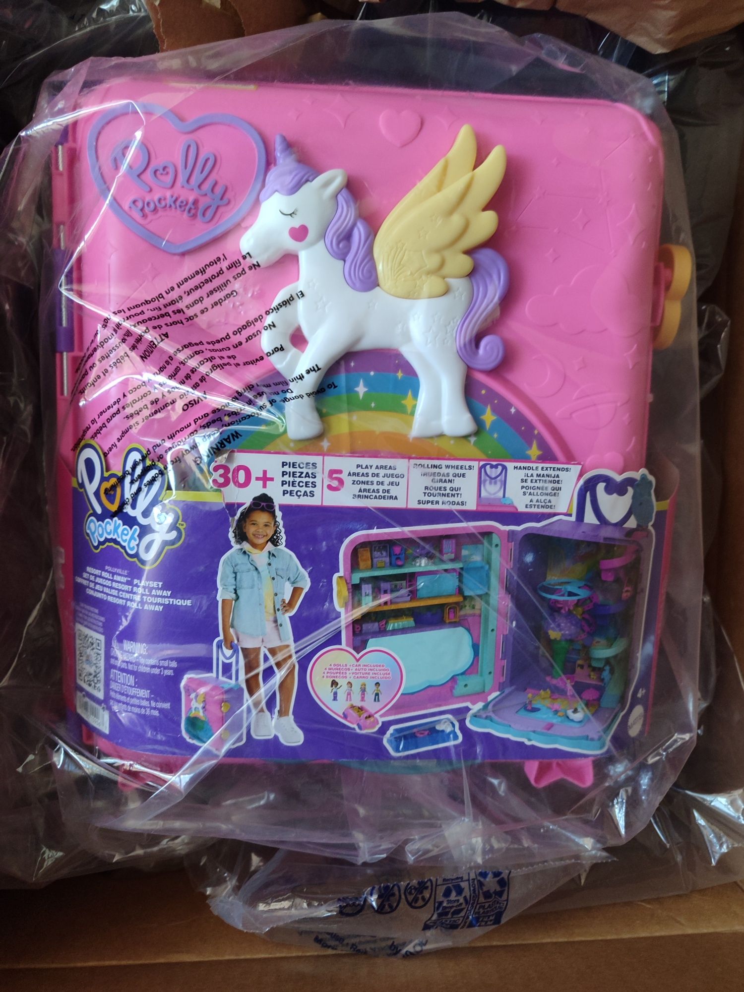 Великий набір валіза Polly Pocket Pollyville Resort Rollaway Suitcase