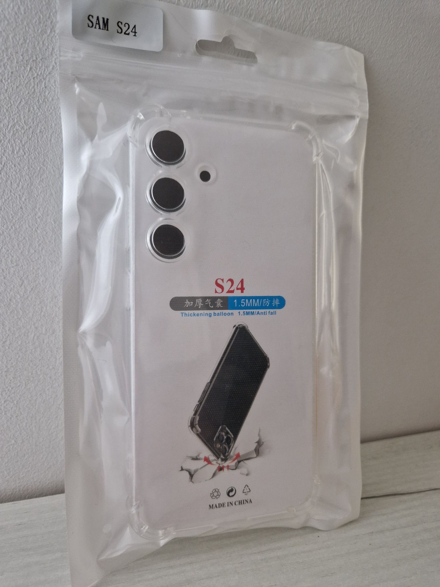 Clin Anti Shock 1,5mm do SAMSUNG GALAXY S24 Przezroczysty