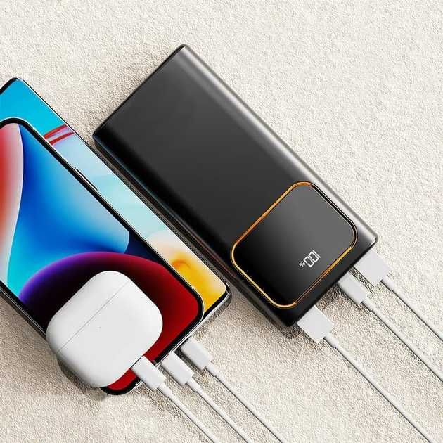 Power Bank повербанк LENYES 20000mAh реальная емкость, быстрая зарядка