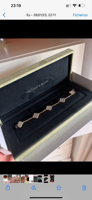 Pulseira Van cleef c caixa