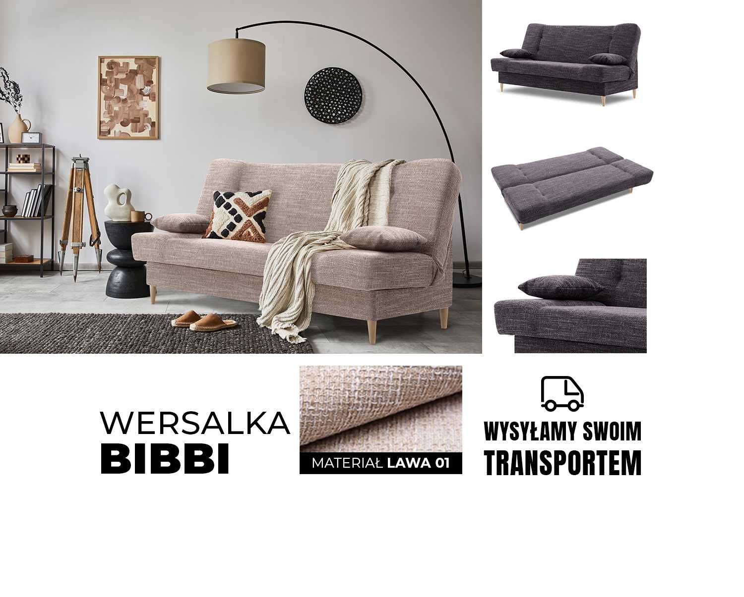 Wersalka rozkładana BIBI / tapczan, sofa, łóżko / SZYBKA DOSTAWA!