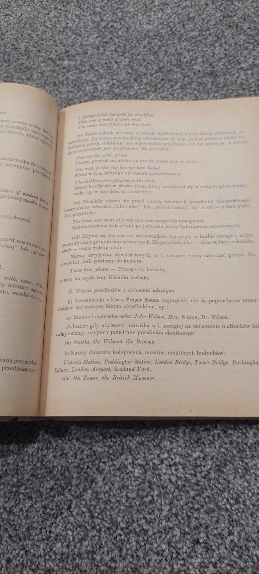 Gramatyka języka angielskiego antyk 1990